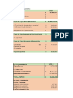 Flujo de Caja Año 1 Ebitda