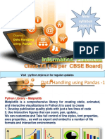 Class XII (As Per CBSE Board) : Informatics Practices