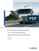 VDO Fuel Level Measurement Sensor Brochure - GB PDF