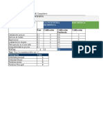 4.1 Matriz Perfil Competitivo