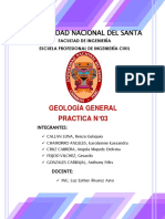 Fósiles de la práctica de geología general