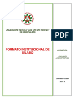 SILABO DE ENFOQUES ADMINISTRATIVOS - Doc IS-2020 ACTUALIZADO