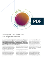 Privacy and Data Protection in The Age of COVID-19