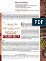 Instruções para redação sobre psicofobia