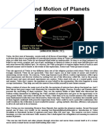 Vedas and Motion of Planets