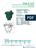 Gala Air Vent Threaded To NPT CI Body 16 Bar Fig 9701