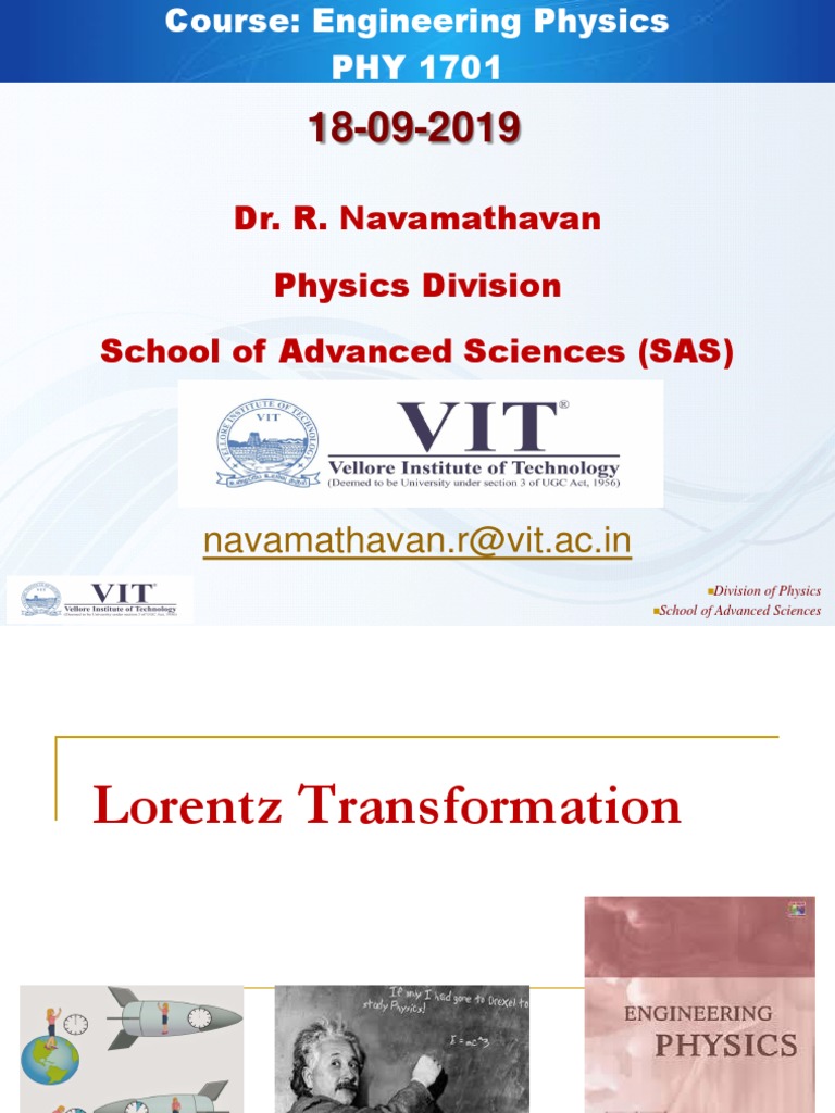 Navamathavan.rvit Ac.in Dr. R. Navamathavan Physics Division School