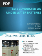 Tests conducted on under water battery -yadu