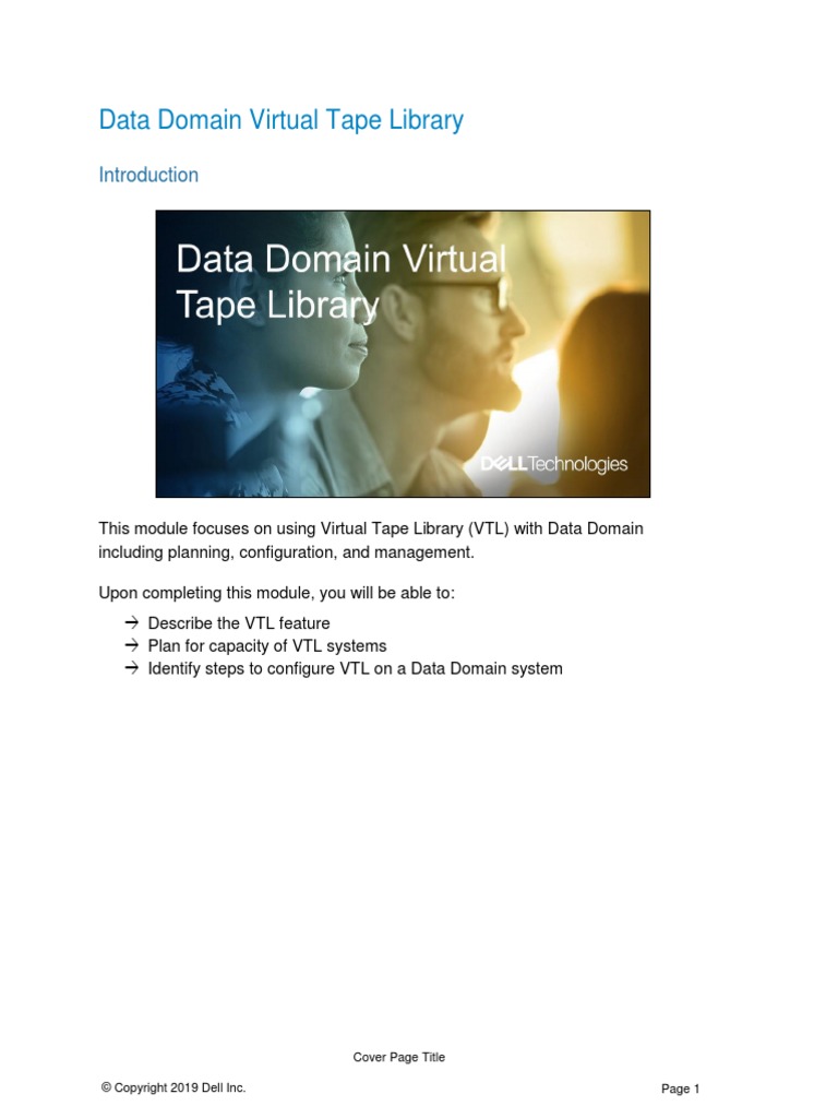 Module+7 - Data Domain Virtual Tape Library | PDF | Backup | Computer ...
