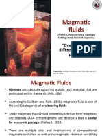 Magmatic Fluids: "Overview From Different Books and Papers"