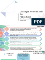 Dukungan Hemodinamik Dari Pasien Kritis: Ricco Firmansyah, S.Ked G1A218069