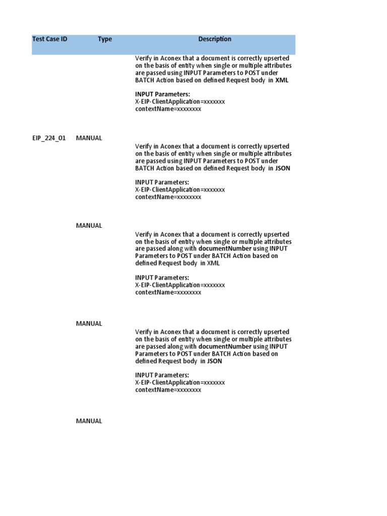 Aconex Document Upsert Testing Guide | PDF | Json | Parameter (Computer ...