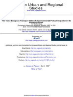 EU transport network and environmental policy