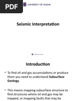 Seismic Interpretation - Lectures