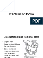 URBAN DESIGN SCALES AND THEORIES