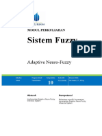 Modul 10. Adaptive Neuro-Fuzzy