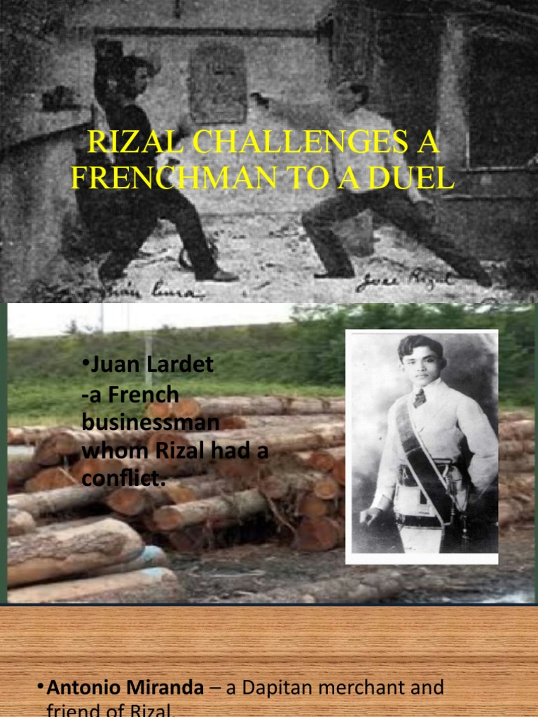 Rizal Challenges A Frenchman To A Duel | PDF