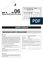 Digital Multitrack Recorder: Owner'S Manual