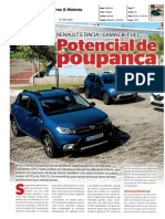 Renault Clio Bi-Fuel, Renault Captur Bi-Fuel, Dacia Sandero Stepway Bi-Fuel e Dacia Duster Bi-Fuel Na "Carros & Motores"