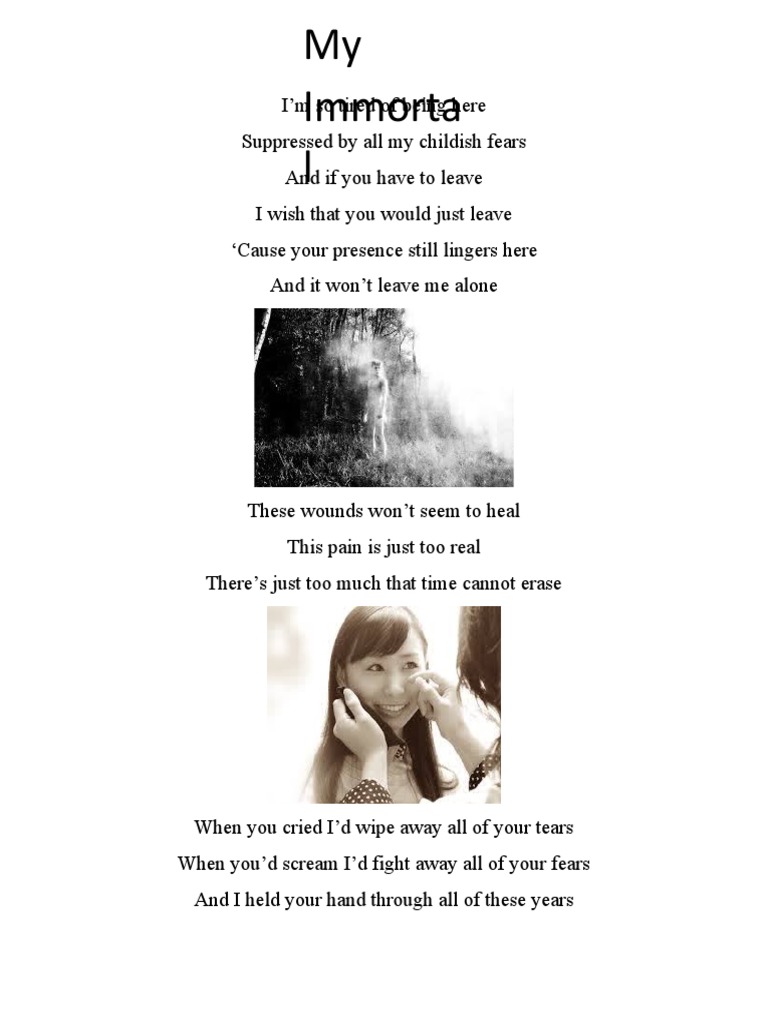 My Immortal | PDF