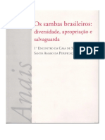 Os sambas brasileiros - diversidade, apropriação e salvaguarda (Iphan)