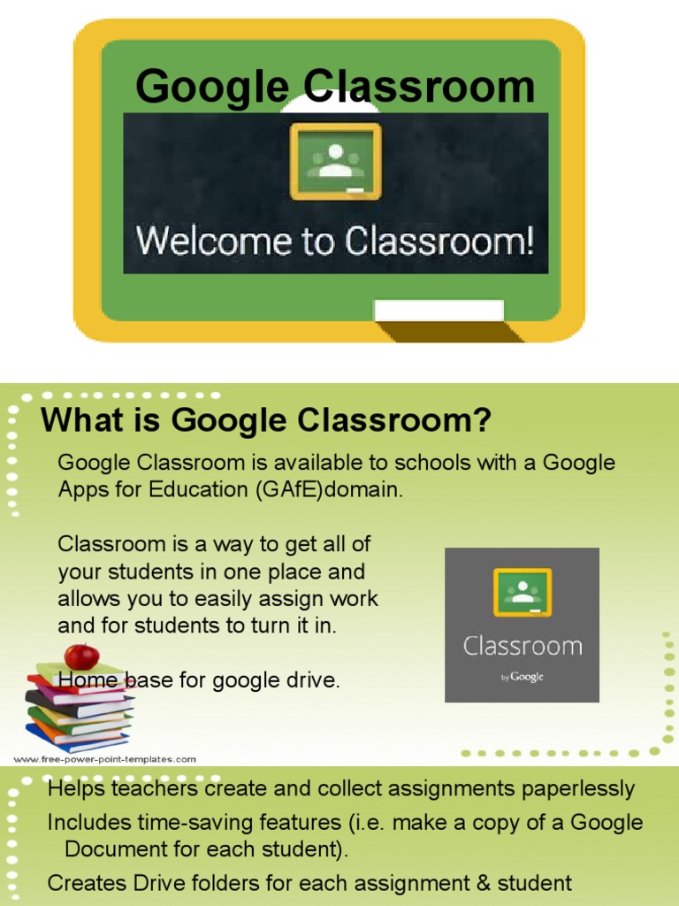 Google Classroom PPT For Teachers | PDF | Multimedia | Cyberspace