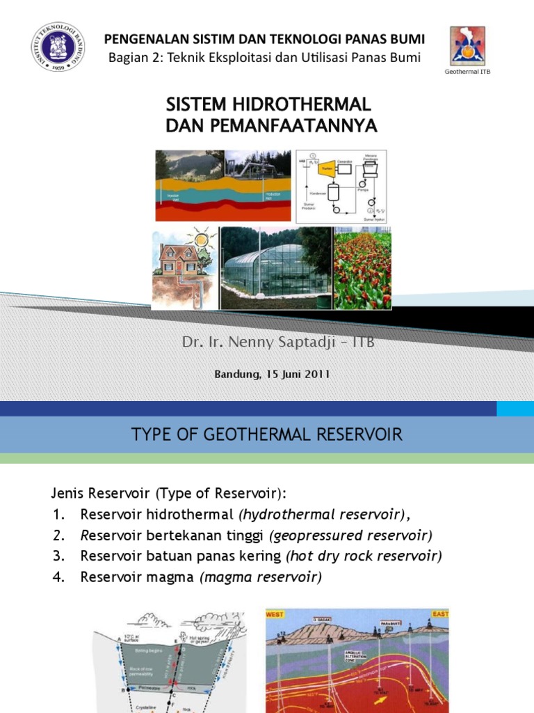 01 - Sistem Dan Pemanfaatan | PDF | Geothermal Energy | Petroleum Reservoir