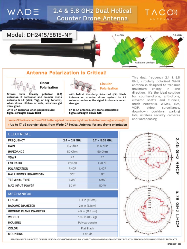 Dual Band Circularly Polarized Antenna | PDF | Antenna (Radio ...