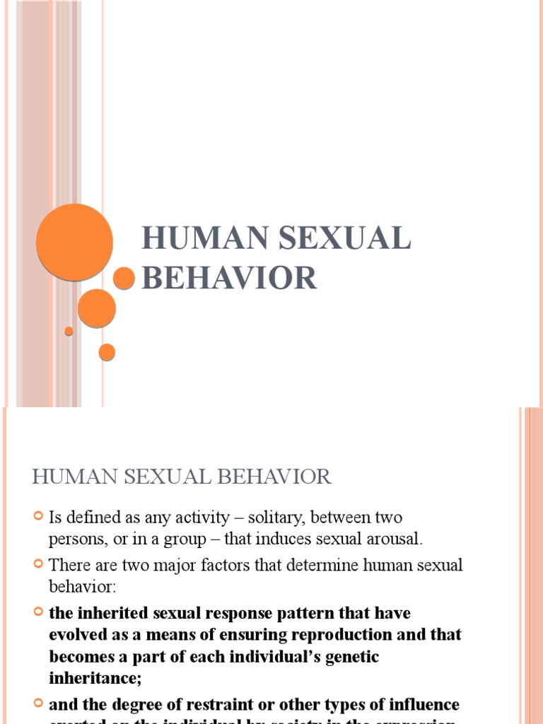 Understanding Human Sexual Behavior | PDF | Orgasm | Sexual Intercourse