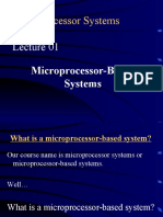 Microprocessor Systems Lecture Overview