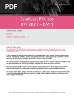 SandBlast Network PTK Training Labs-V7.12 CloudShare