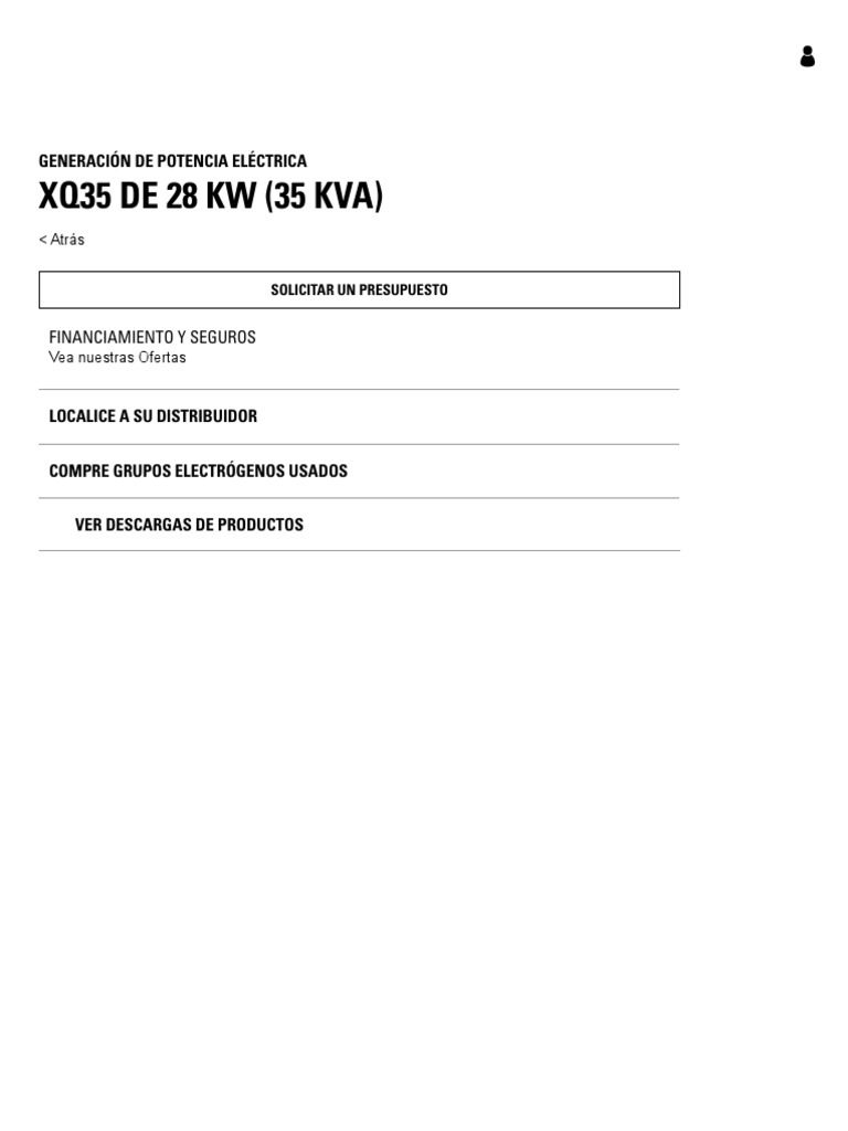 Cat XQ35 Grupo Electrógeno Móvil de 28 KW (35 kVA) Caterpillar