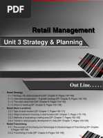 Retail Management - 3 - Strategy and Planning