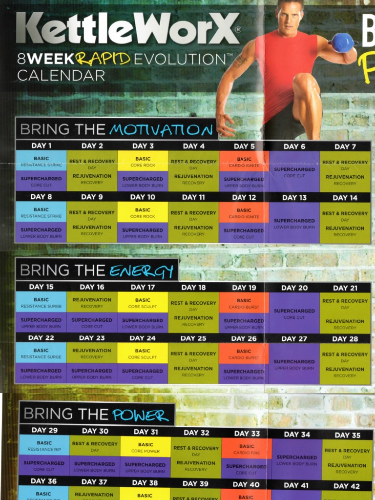 Kettleworx 6 Week Schedule Printable