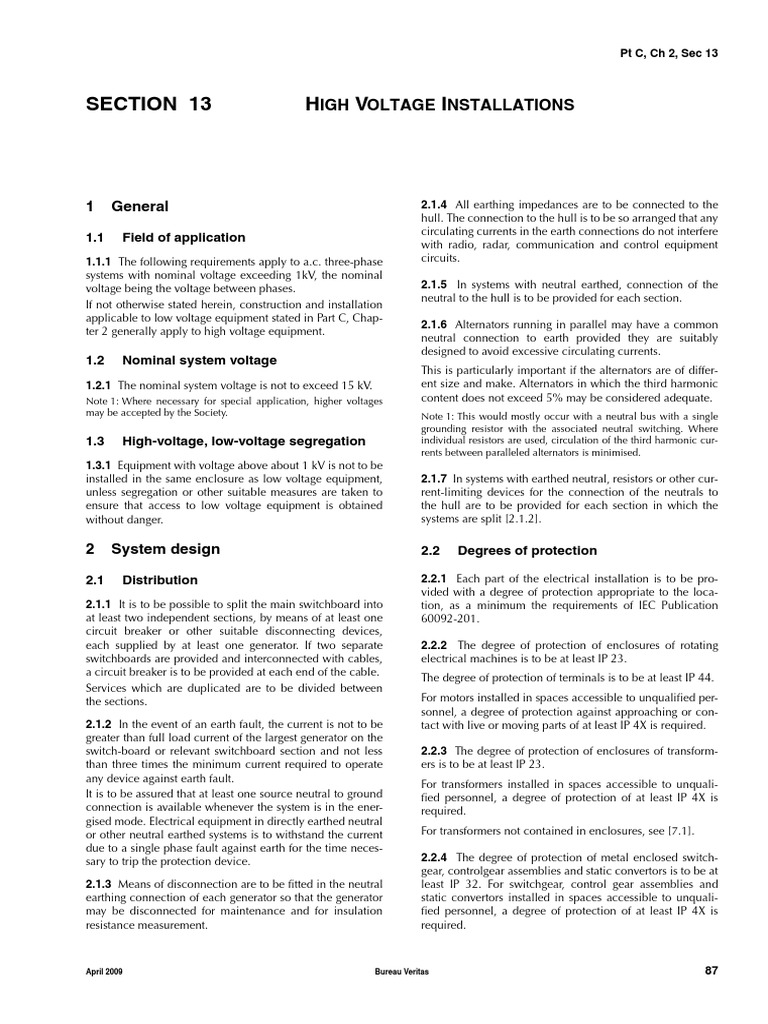 High Voltage Installation Standards | PDF | High Voltage | Insulator ...