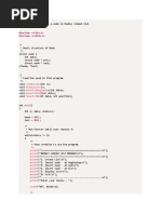 C program to insert a node in Doubly linked list