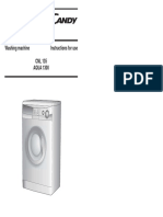 Washing Machine Instructions For Use CNL 135 AQUA 1300