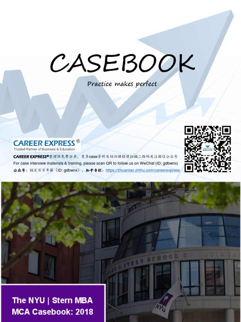 NYU Stern Casebook 2018 2019 PDF PDF Retail Price Of Oil