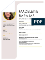 Madeleine Barajas: Born February 19, 1995