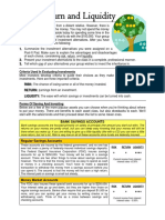 Evaluate Investment Options for $100K Inheritance Based on Risk, Return and Liquidity