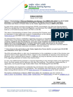 Notice - 20200703 - NEET v1 PDF