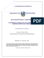 La Reforma Del Servicio Civil en Las Democracias Avanzadas Méritos Con Flexibilidad