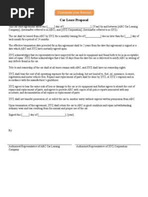 Car-Lease-Proposal