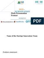 Technovation: Pitch Presentation Format
