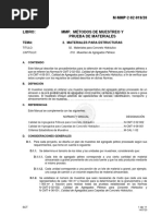 Norma SCT M MMP 1-01-03 | PDF | Muestreo (Estadísticas) | Residuos