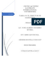 Tarea #4 El Director de Marketing