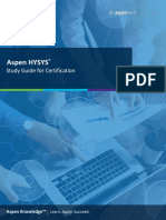 Aspen HYSYS: Study Guide For Certification