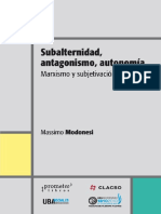 Modonesi. Subalternidad, antagonismo, autonomía.pdf