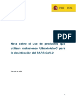 COVID19 Nota Sobre El Uso de UV-C