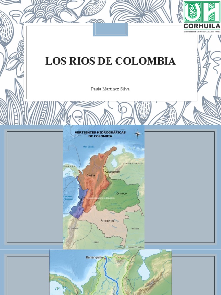 Los Ríos de Colombia y Como Medir Sus | PDF | Cuenca de drenaje | Río